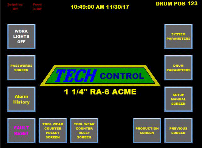TechControl electrical control package for screw machines