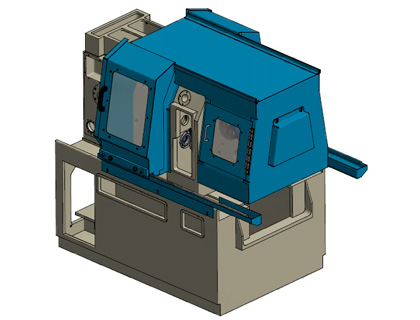 Acme Gridley screw machine guarding for high speed chucker 2-3/8 HSC